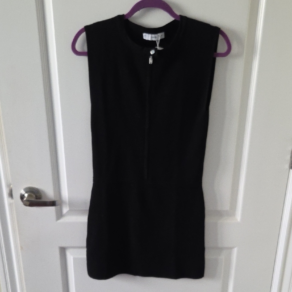 NEW! Mango Knitted Zip Front Dress Size M